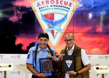 Mas Menteri Dukung Peresmian Komunitas Relawan Aeroscue Raksa Dirgantara