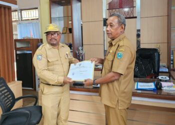 Agustinus Warbaal Resmi Menjabat Plt Kepala Dinas Tanaman Pangan, Hortikultura, dan Perkebunan Provinsi Papua Barat