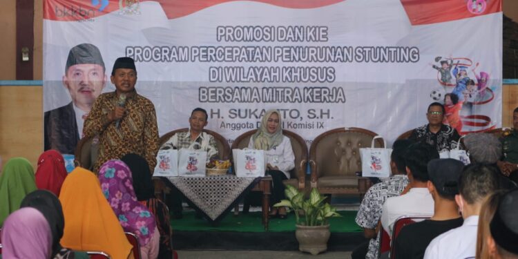 Gandeng Anggota DPR RI Sukamto, BKKBN Beri Edukasi Cegah Stunting