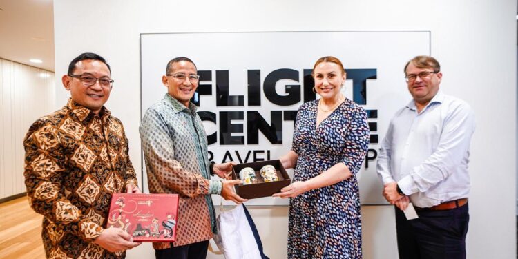 Mas Menteri Ajak Flight Centre Australia Buat Paket Perjalanan ke 5 DPSP