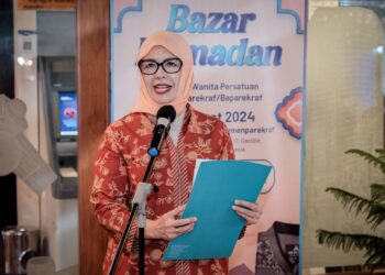 Dorong Penjualan UMKM,Dharma Wanita Kemenparekraf Jelang Ramadan