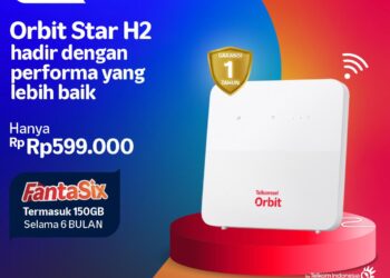 Gandeng Telkomsel, HUAWEI Luncurkan Modem Ringkas Kecepatan Tinggi Orbit Star H2