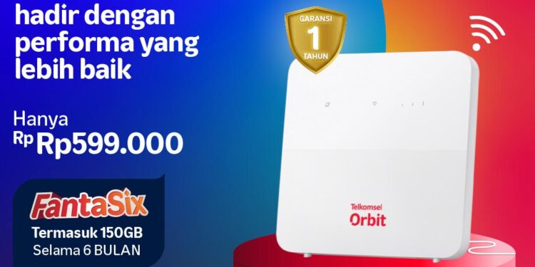 Gandeng Telkomsel, HUAWEI Luncurkan Modem Ringkas Kecepatan Tinggi Orbit Star H2