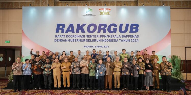 Selaraskan  RPJPN dan RPJPD, Bapenas Gelar Rakorgub 2024