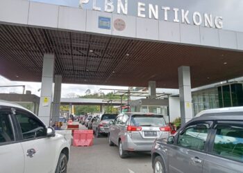 7.663 Pemudik Antarnegara Melintas di PLBN Entikong saat Arus Balik Lebaran