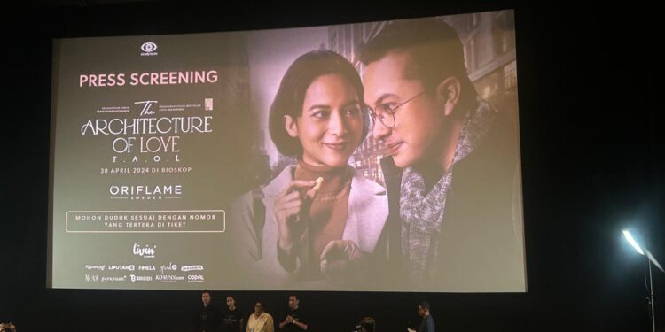 Dibintangi Nicholas Saputra dan Putri Marino, Film The Architecture of Love Tayang 30 April 2024