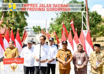 Presiden Jokowi Resmikan Sejumlah Infrastruktur di Gorontalo