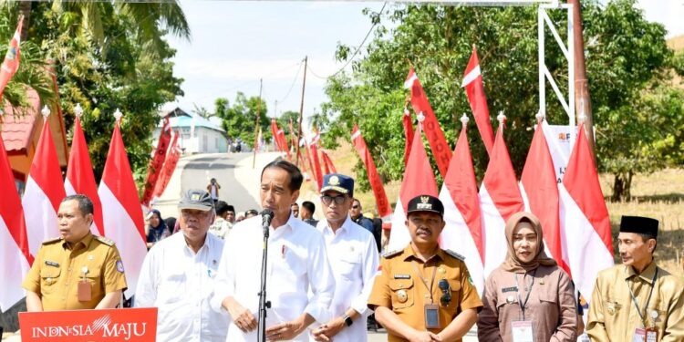 Presiden Jokowi Resmikan Sejumlah Infrastruktur di Gorontalo