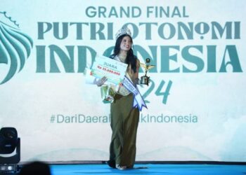 Raphaella Chayla Shaka Sandang Gelar Juara Putri Otonomi Indonesia 2024