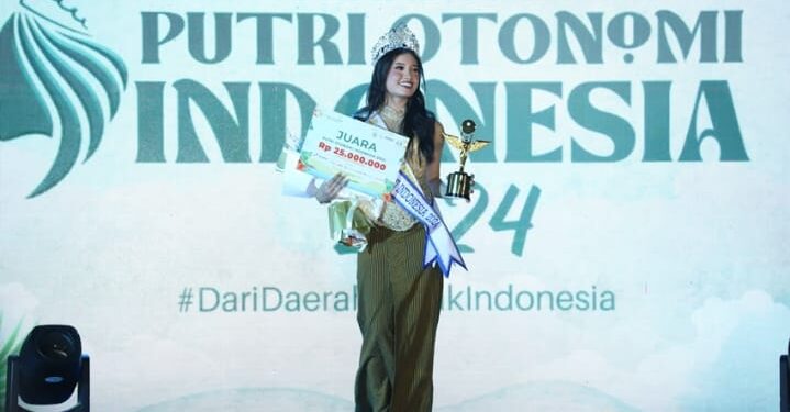 Raphaella Chayla Shaka Sandang Gelar Juara Putri Otonomi Indonesia 2024
