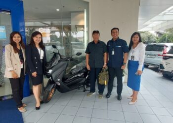 Nasabah BRI Pancoran Berhasil Sabet Hadiah Sepeda Motor Yamaha NMAX S.