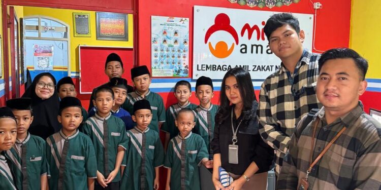 Gelar CSR, Bank BRI KC Radio Dalam Berbagi dengan Anak Yatim