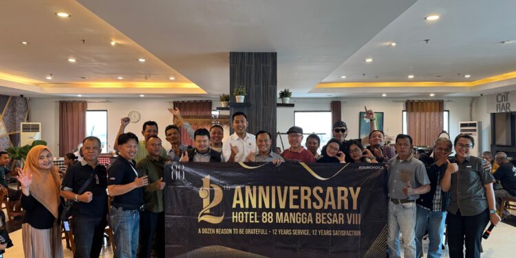 Kolaborasi Media dan Hotel 88: Lomba Makan Spaghetti Rendang Bawa Kebersamaan