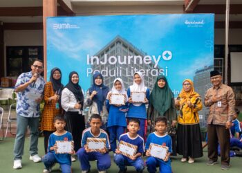 Sarinah Perkuat Literasi Melalui Program Sosial “InJourney Peduli Literasi”