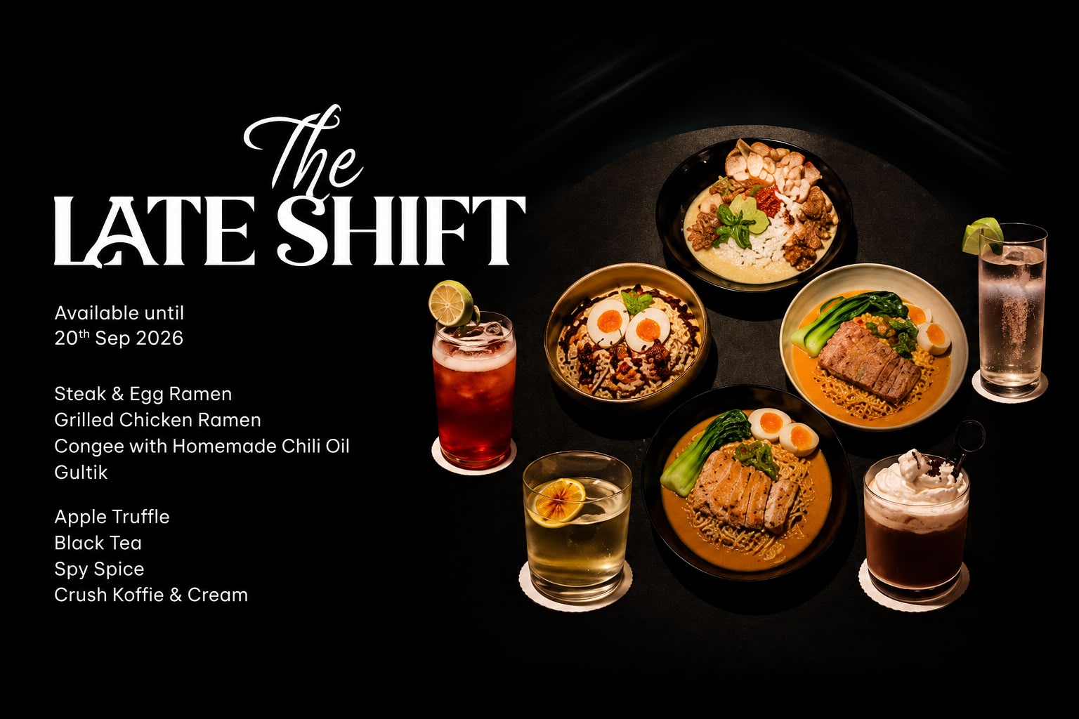 “The Late Shift” Hadir di Exito Lounge and Bar – Sparks Life Jakarta, Program Kuliner Spesial Temani Malam Anda