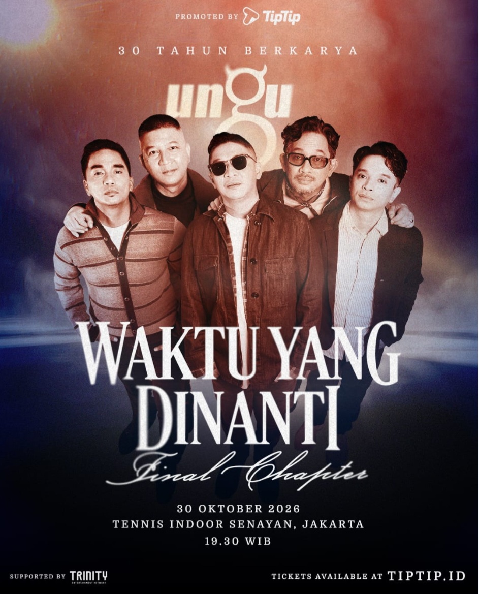 30 Tahun Hanya Terjadi Sekali, UNGU Siapkan Konser Spektakuler “Waktu Yang Dinanti: Final Chapter” di Tennis Indoor Senayan