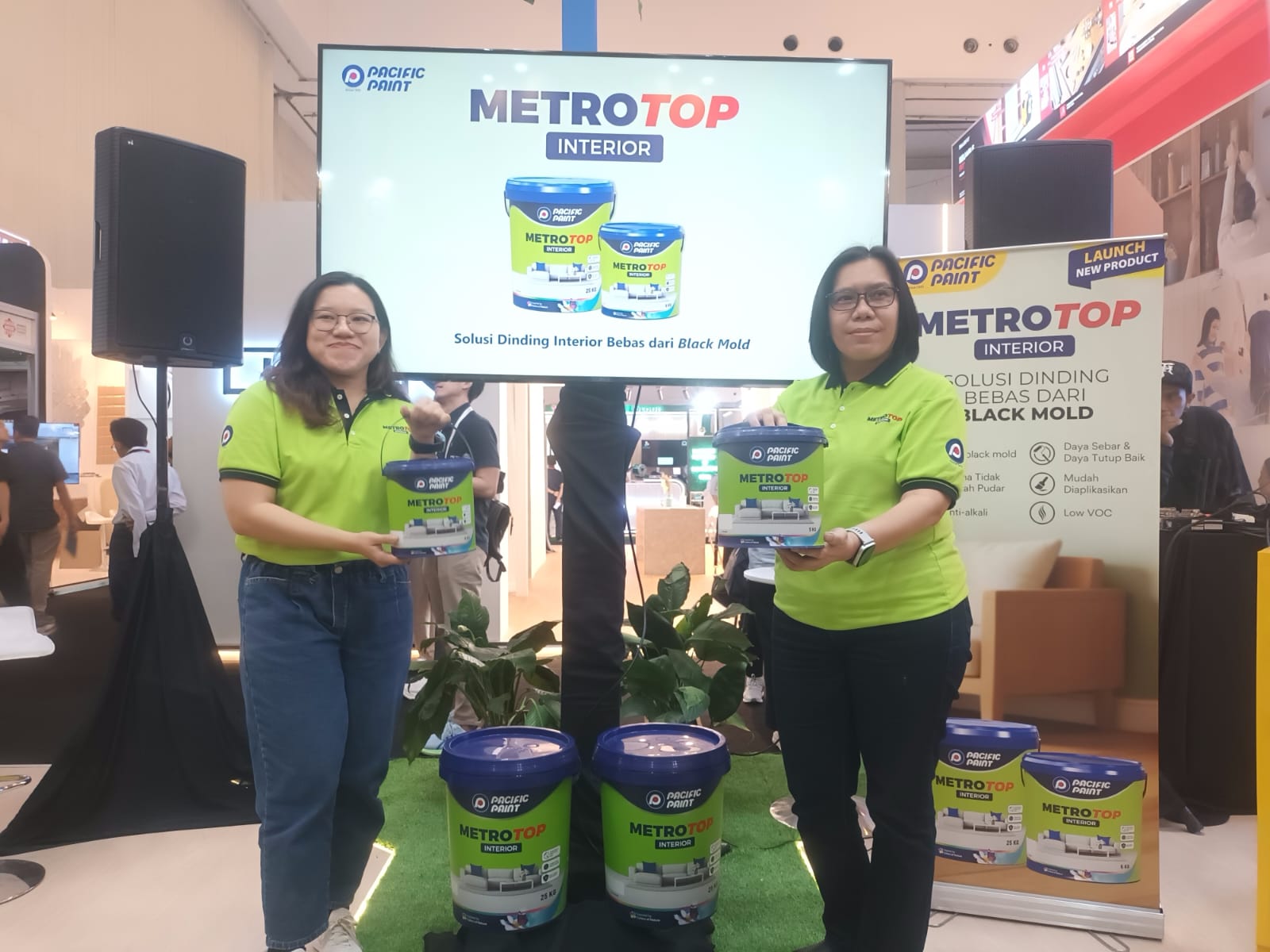 Pacific Paint Luncurkan Metrotop Interior Berteknologi Anti-Black Mold, Jawab Kebutuhan Hunian Sehat di IndoBuildTech 2026