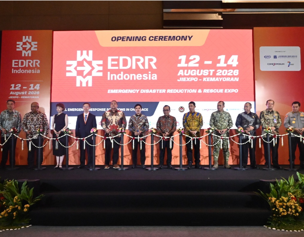 Perkuat Kesiapsiagaan Bencana, Pameran EDRR Indonesia 2026 Resmi Dibuka di Jakarta