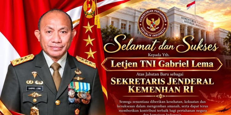 Dari Tanah Papua ke Pucuk Birokrasi Pertahanan, Letjen TNI Gabriel Lema Resmi Jabat Sekjen Kemhan RI